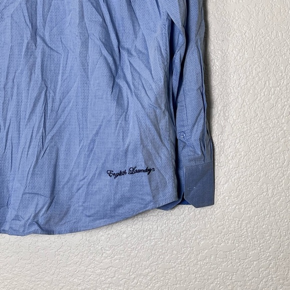 English Laundry | Blue long sleeve button down dress shirt size large - Picture 12 of 12